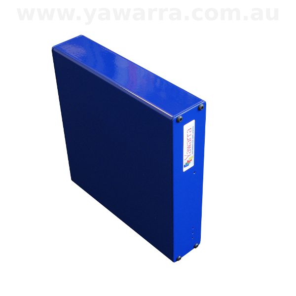 Bookshelf case (ALIX 2-2) blue on edge