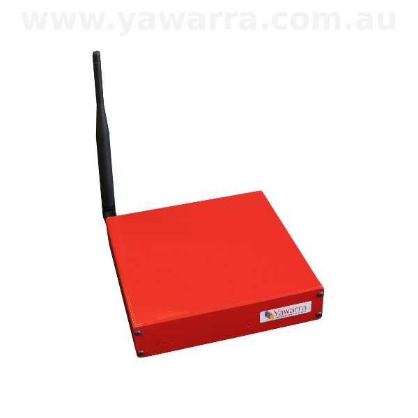 Bookshelf case (ALIX 6) red with antenna