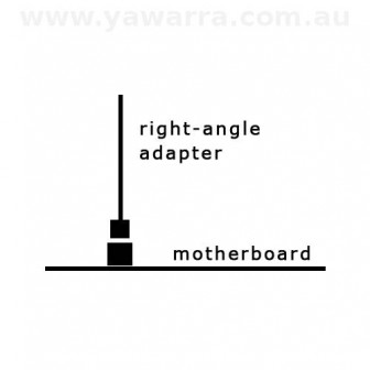 CF to IDE adapter FDD direct right-angle