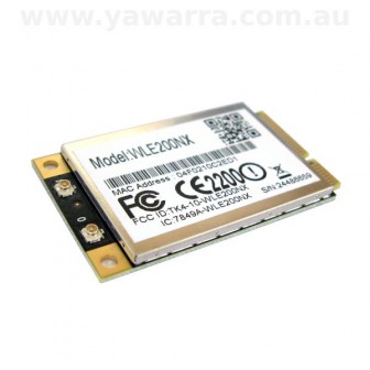 Compex 200mW miniPCI wireless card side