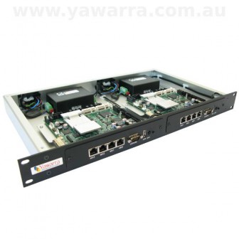 Dual rackmount net6501 internal view