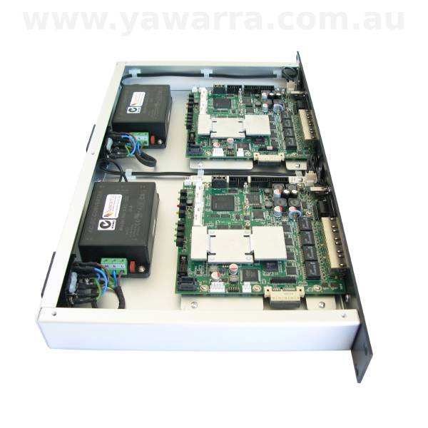 Dual rackmount net6501 open with two boards