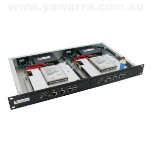 Dual rackmount server with dual boards