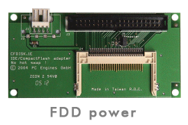 CF to IDE adapter FDD cable