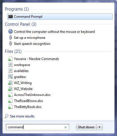Create a bootable USB drive - Windows 7 Command