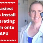 The easiest way to install an operating system onto an APU