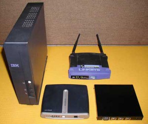 The four network devices to be consolidated